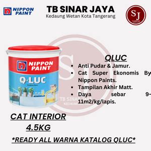 Jual Cat Tembok Qluc Q Luc Qiluc Cat Tembok Warna Nippon Paint Galon