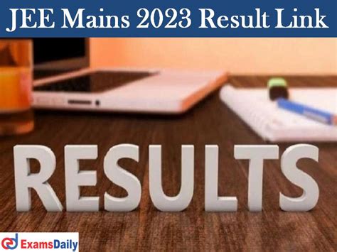 Jee Mains 2023 Result Link Download Session 2 Merit Rank List Cut