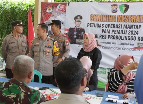 Pasca Pungut Suara Pemilu Polres Probolinggo Kota Bersinergi