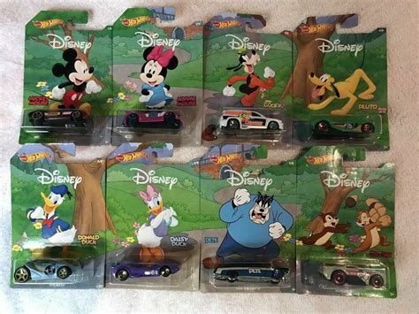 HOT WHEELS DISNEY SET 1 8 ALL 8 CARS DISNEY 90 YEARS HotWheels Hot