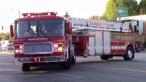 Lafd Light Force Rescue Responding Youtube