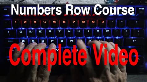 How To Increase Typing Speed On Keyboard Complete Numbers Row Course