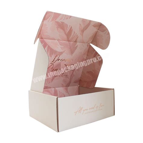 Custom Printed Unique Corrugated Skincare Shipping Box Packaging Custom