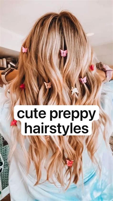 Cute Preppy Hairstyles In 2022 Preppy Hairstyles Hair Tutorials For Medium Hair Hairdo For