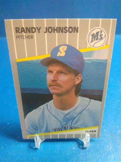 1989 Fleer Update U 59 Randy Johnson Mariners Rookie RC EBay