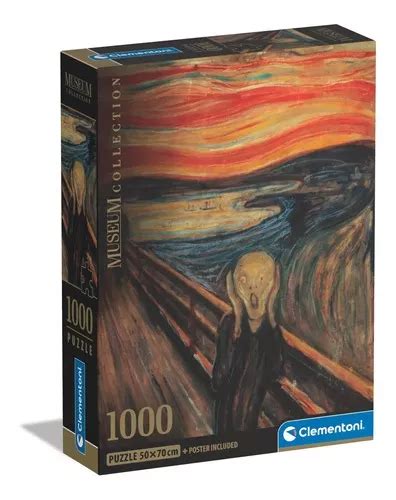 Rompecabezas El Grito De Edvard Munch 1000 Pz Clementoni Italia Arte