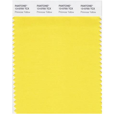 Pantone Yellow Color Swatch List for the Collection