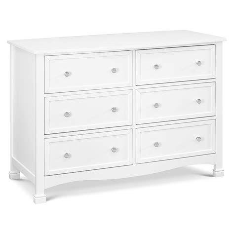 Davinci Kalani Drawer Double Wide Dresser In White Finish Walmart