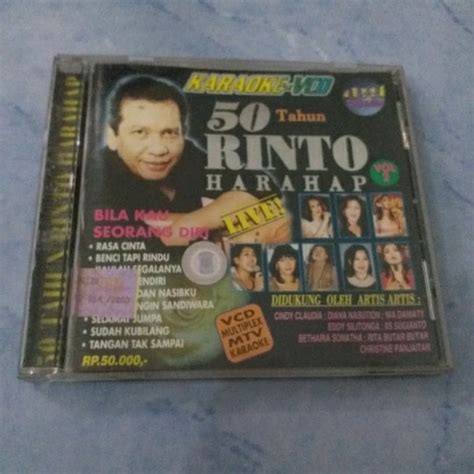 Jual VCD Musik Karaoke Rinto Harahap 50 Tahun Vol 2 Di Lapak Toko Serba