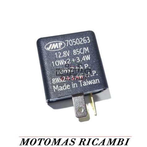 RELE RELAY INTERMITTENZA FRECCE ELETTRONICO 12V 2 POLI MotoMas Ricambi