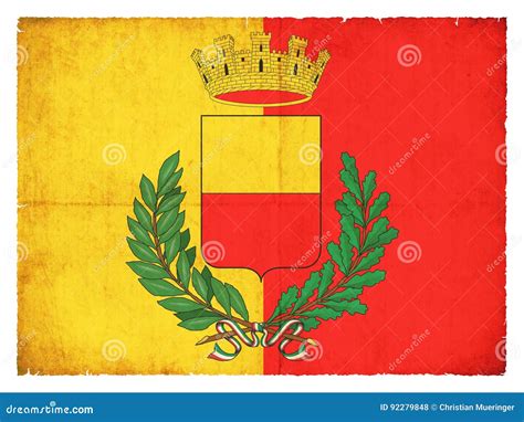 Grunge Flag Of Naples Italy Stock Photo Image Of Town Paper 92279848