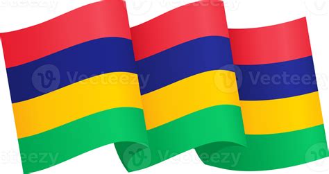 Mauritius Flag Wave 39373403 Png