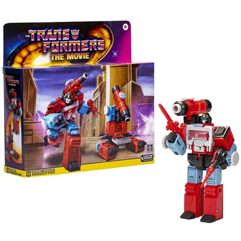 Transformers Toys Retro The Transformers: The Movie G1 Perceptor Toy, 5.5-inch, Action Figure ...