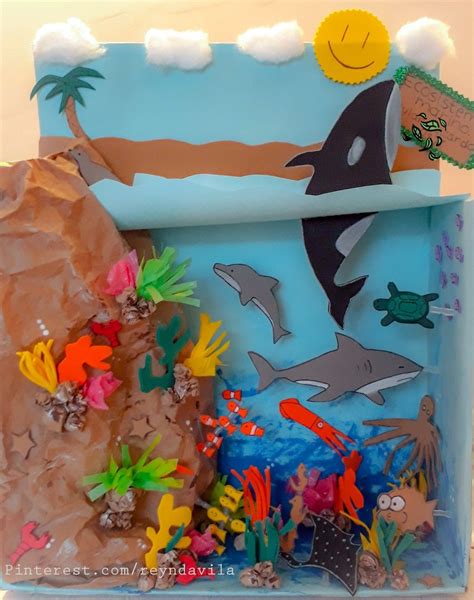 Proyecto Escolar Ecosistema Marino School Project Marine Ecosystem