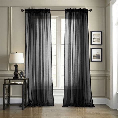 Sheer Black Curtains – Curtains & Drapes 2023