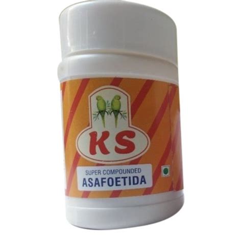 Ks Grams Super Compounded Asafoetida Powder Packaging Type Bottle