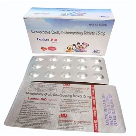 Lansoprazole Orally Disintegrating Tablets 15 Mg At Rs 1200box In Panchkula