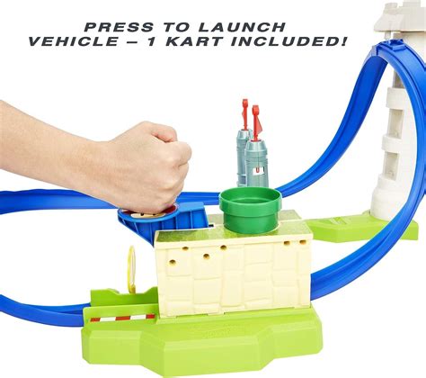 Hot Wheels HGK MarioKart Circuit Slam Track Set Multicolored Hobbies Toys Toys Games On