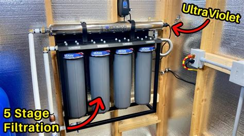 house water filter install   rainwater harvesting system