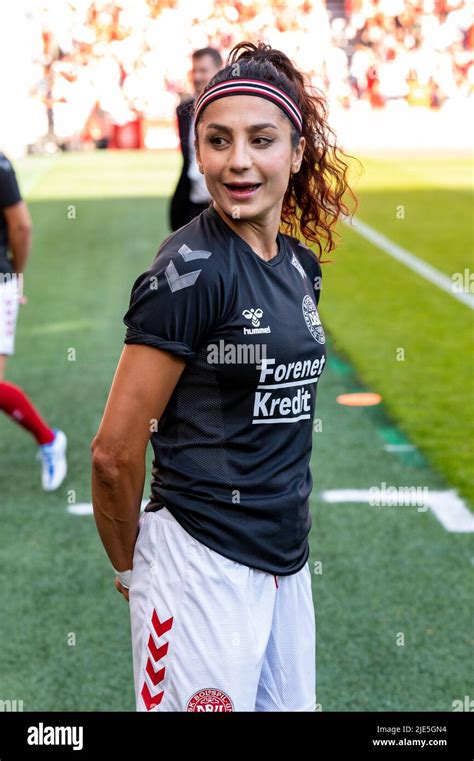 Copenhagen Denmark 24th June 2022 Nadia Nadim 9 Of Denmark Seen