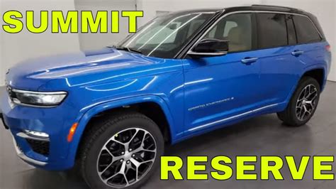 2024 Jeep Grand Cherokee Summit Reserve Hydro Blue Advanced Protech Iv