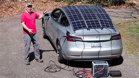 Tesla Owner Gives His Model 3 a Solar Panel Upgrade | IE