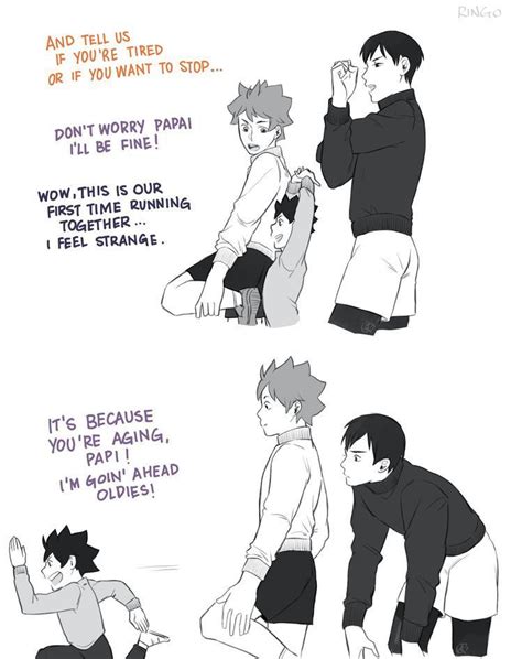 A Set Pair Omegaverse Kagehina Cute Haikyuu Anime Haikyuu Manga