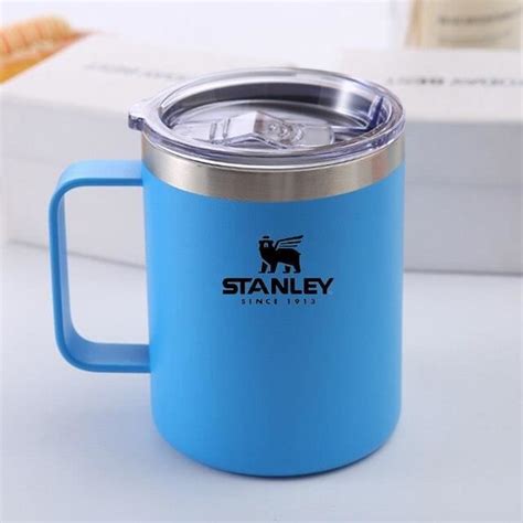 Gourde Bidon Blue Tasse Thermique Ml En Acier Inoxydable Avec