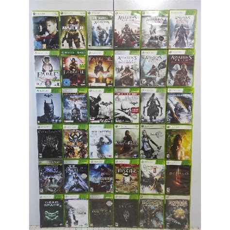 Jogos Originais para Xbox 360 Mídia Física Lista 2 Shopee Brasil