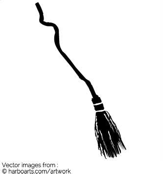 Witch Broom Vector at Vectorified.com | Collection of Witch Broom ...