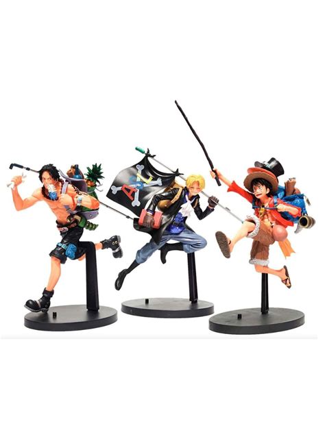 brinquedo boneco anime aciton figura Monkey D. Luffy D.ACE SABO