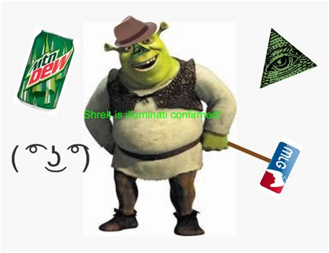 Mlg Shrek Png Shrek Known As Sir Shrek Is The Main Titular The Best