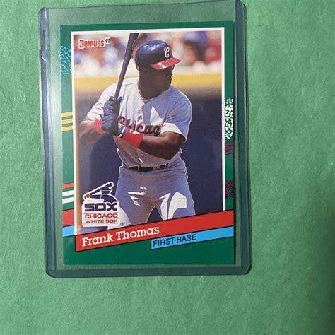 Frank Thomas Donruss Error Card No Dot After Inc For Sale In