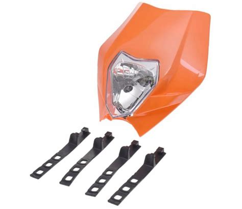 Uniwersalna Motocyklowa Lampa Owiewka H4 35W Cross Enduro Ktm Exc Sxf