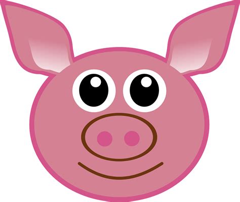 Download Pig Head Cartoon Royalty Free Vector Graphic Pixabay