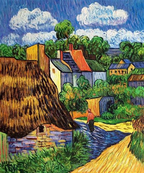 Houses In Auvers Reproduction At Overstockart Vincent Van Gogh