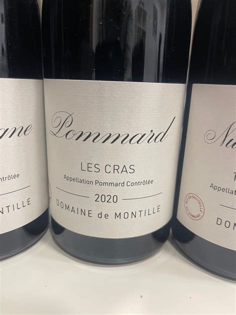 Domaine De Montille Bourgogne Pinot Noir Pommard Les Cras