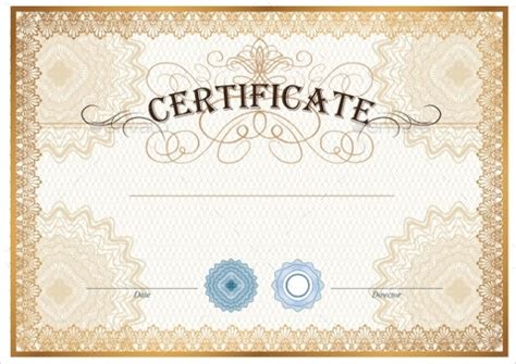 Blank Fillable Gift Certificate