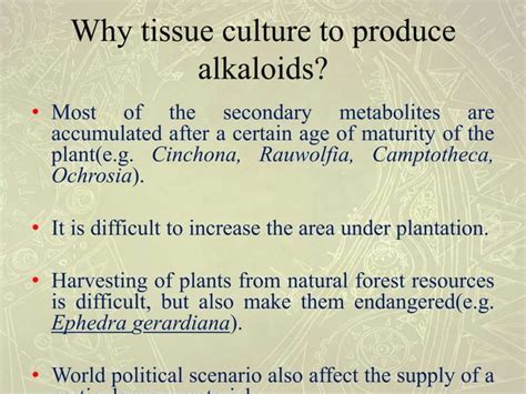 Plant Secondary Metabolities Ppt