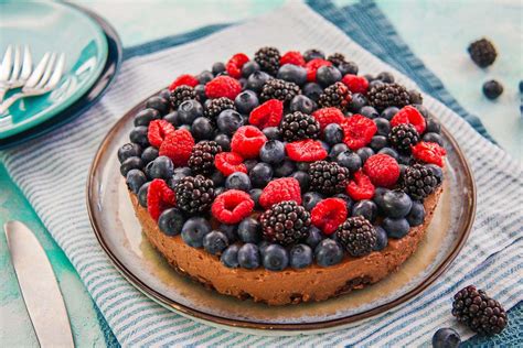 Cheesecake Fit Al Cioccolato E Frutti Di Bosco Lucake