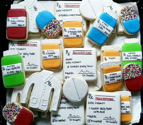 Pharmacy Themed Sugar Cookies Pharmacist Cookies Medical Cookies