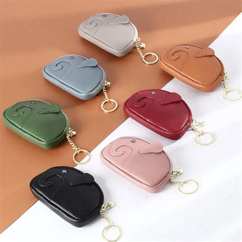 Carteras De Mujer Porte Monnaie Femme En Cuir Cute Kawaii Mini Elephant