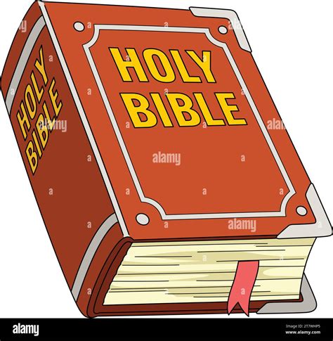 Bibel Cartoon Farbige Clipart Illustration Stock Vektorgrafik Alamy