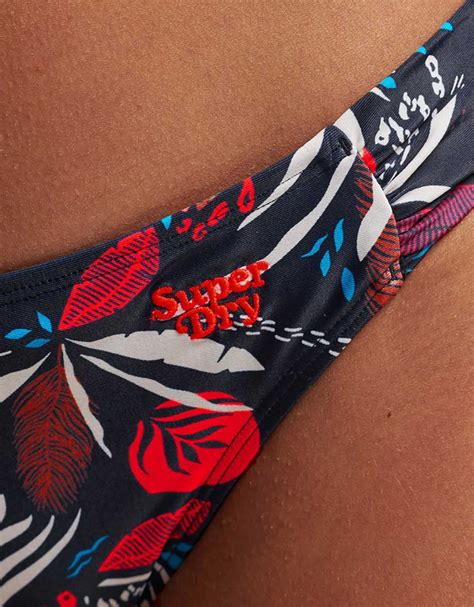 Superdry Ovin Vintage Ruched Bikini Brief I See You Pop Greek Fashion Room