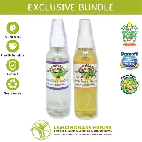 Lemongrass House Exclusive Wellbeing Bundle Set Joy Peaceful