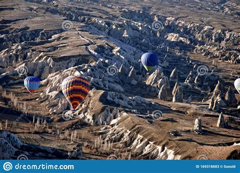 Balloon Flight In Cappadocia Turkey Stock Image Image Of Fairy