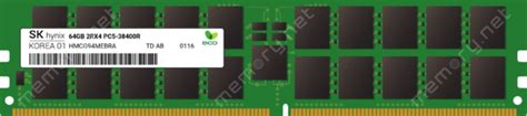 Hmcg Mebra Sk Hynix X Gb Ddr Rdimm Pc R Dual Rank X