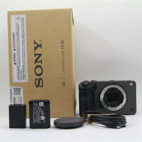 Open Box Excellent Sony Fx30 Digital Cinema Camera Body Only Ebay