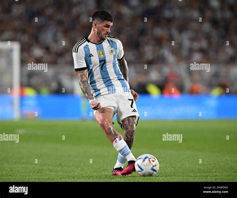 Buenos Aires Argentina 23th Mar 2023 Rodrigo De Paul Of Argentina