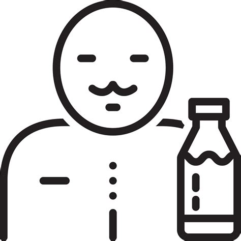 Line Icon For Milkman 3266616 Vector Art At Vecteezy